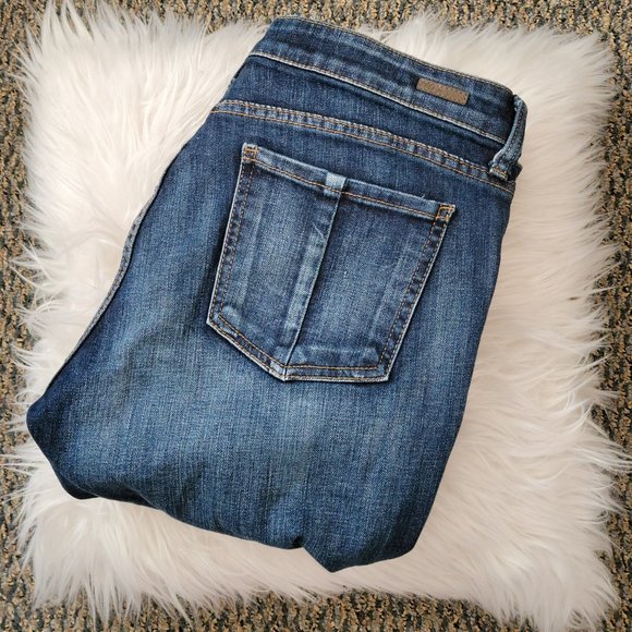 KUT From the Kloth Denim Bermuda Jean Shorts Size 8 - Picture 2 of 13